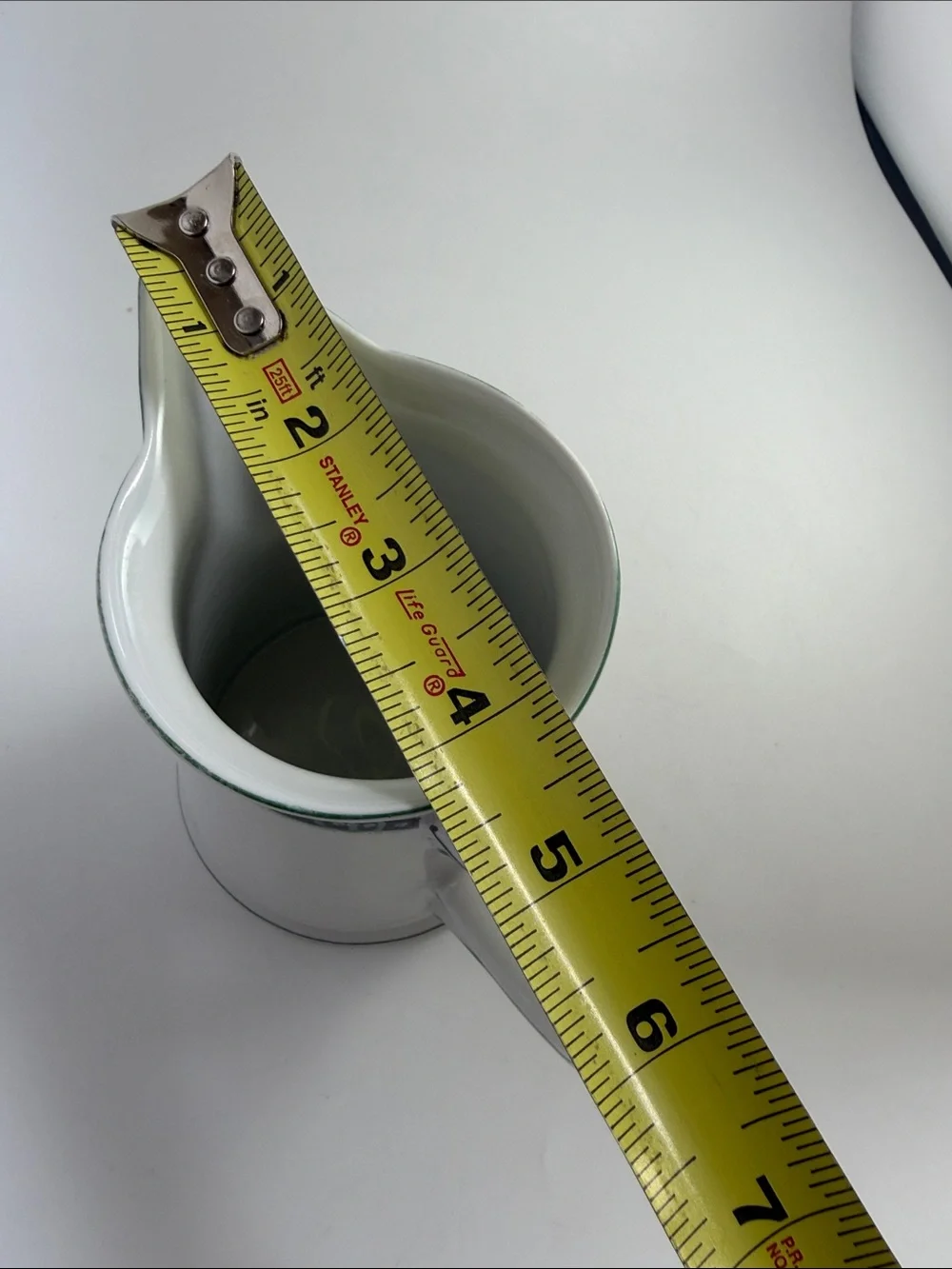 Creamer Pitcher Stoneware 4.75” tall